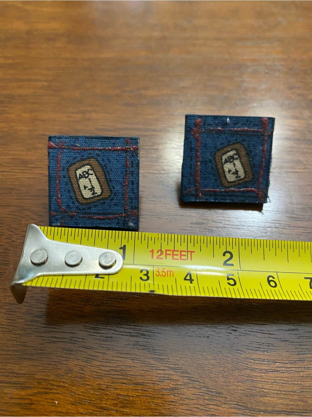 Vintage Handmade‎ Teacher Earrings